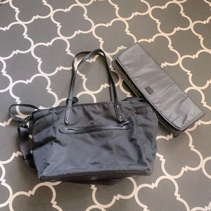 Coach diaper bag nylon tote mother’s bag with changing pad